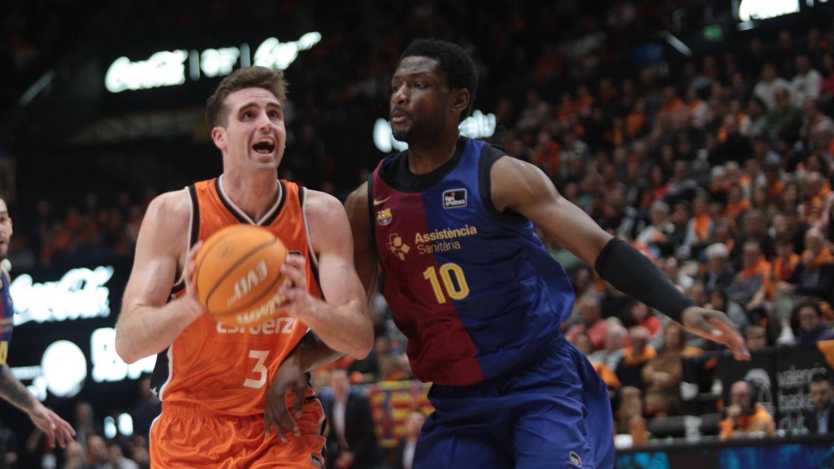 El Valencia Basket no pudo con el Barça en la Fonteta