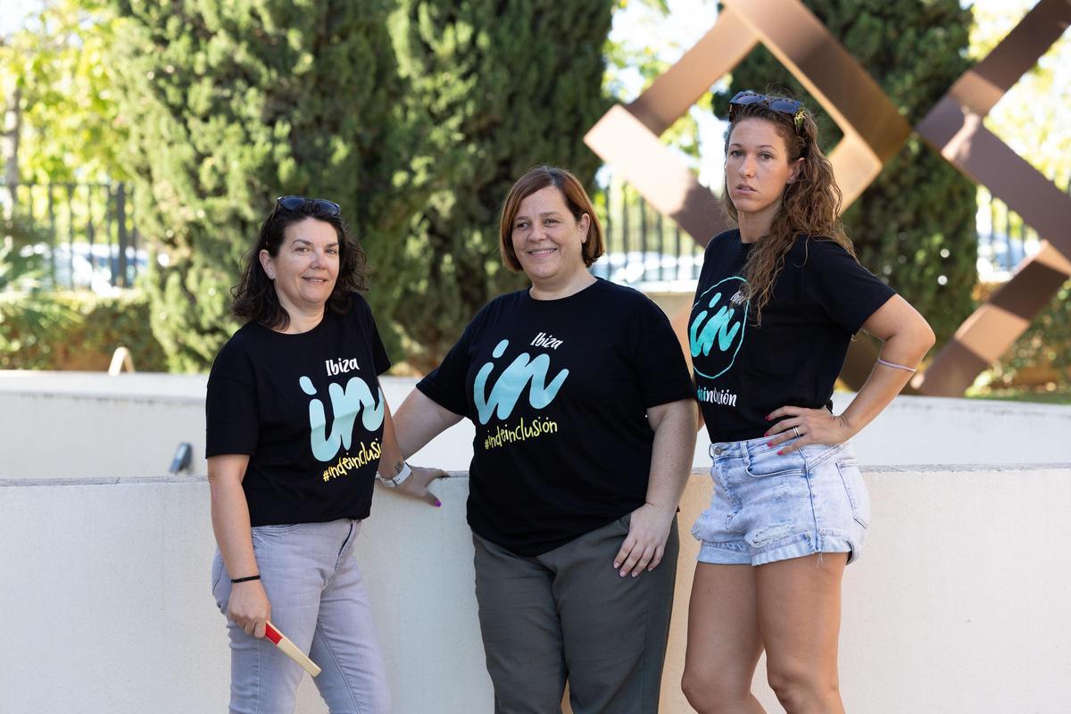 De izquierda a derecha, Carmen Roig, Susana Ribas e Irene Moreno de Ibiza IN.