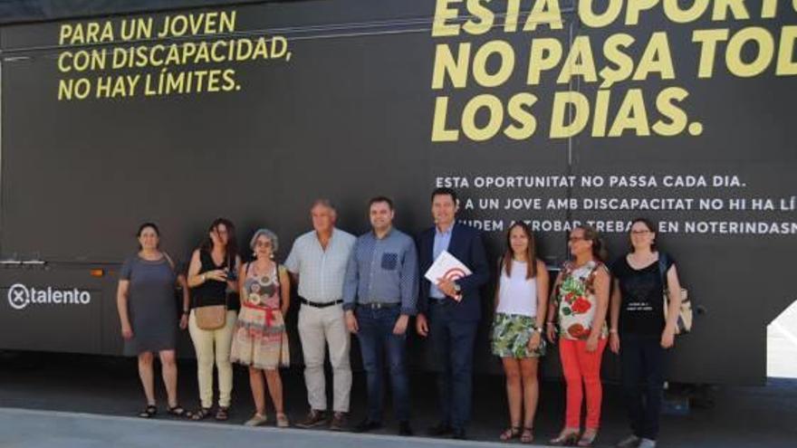 Los responsables municipales visitaron la campaña.