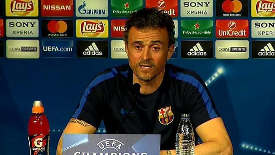 Luis Enrique: "Thiago Silva admira a Neymar, Leo y Luis"