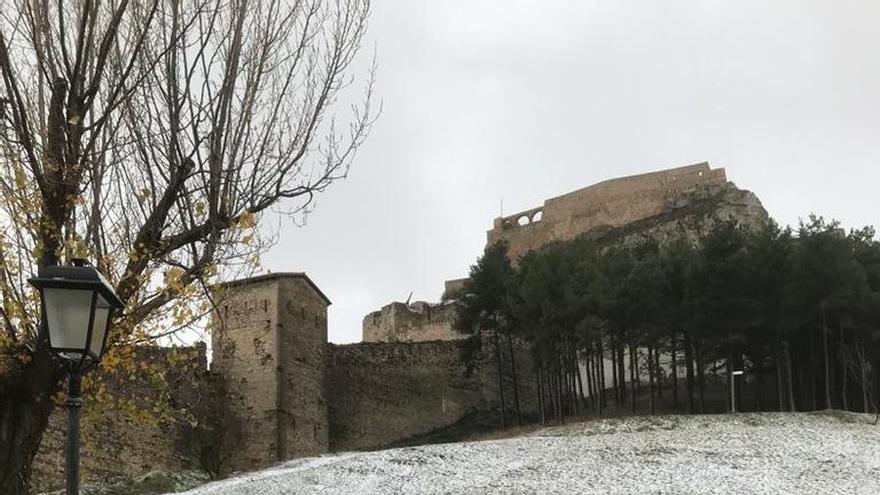 Este fin de semana ha nevado en Morella, donde la sensación térmica roza los -10 grados.