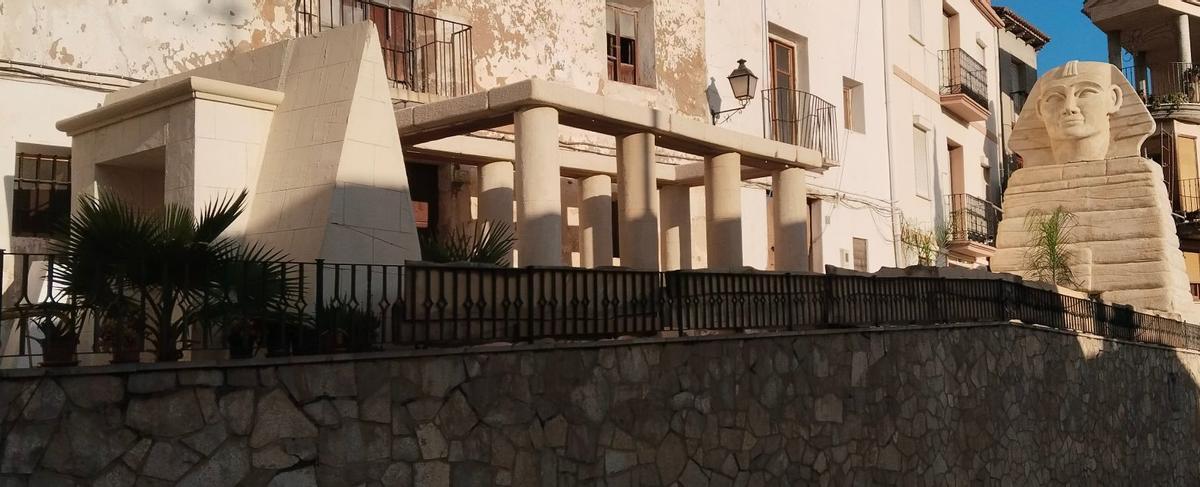 Panorámica de cómo queda la entrada al belén a tamaño real de Altura.