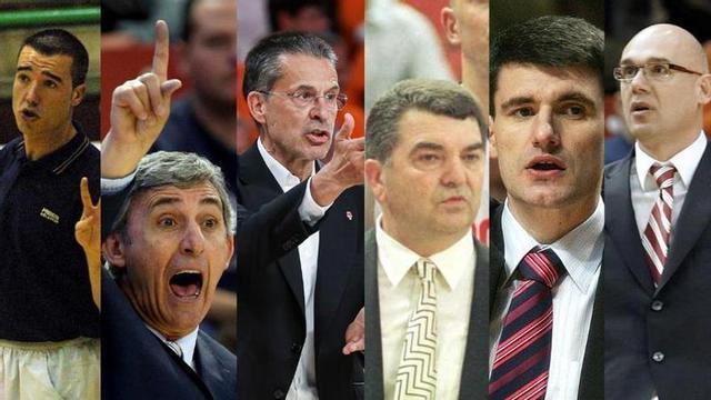 Olmos, Pesic, P. Martínez, Vukovic, Perasovic y Spahija