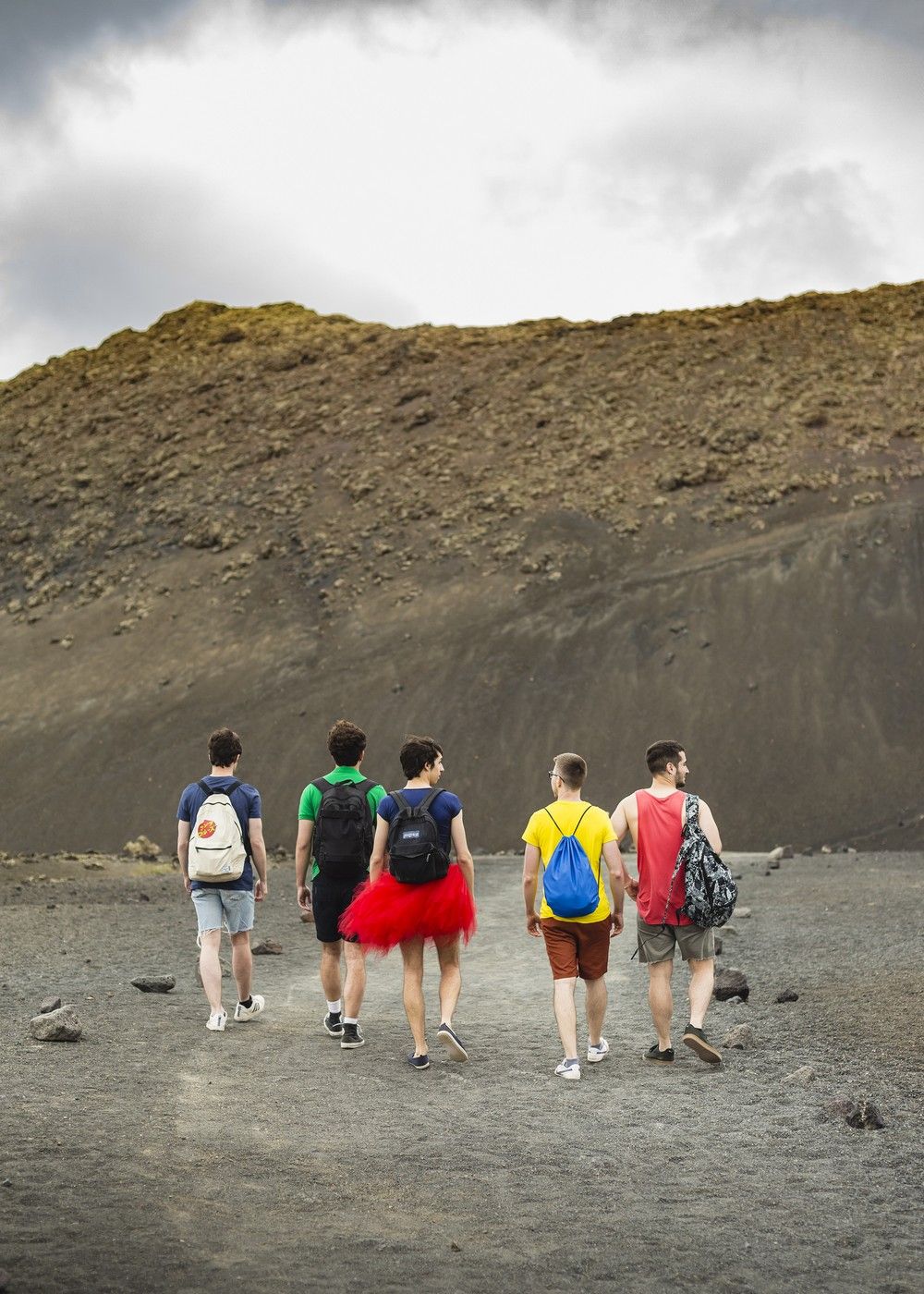 Rodaje en Lanzarote de 'Antes de la erupción', el último corto de Roberto Pérez Toledo