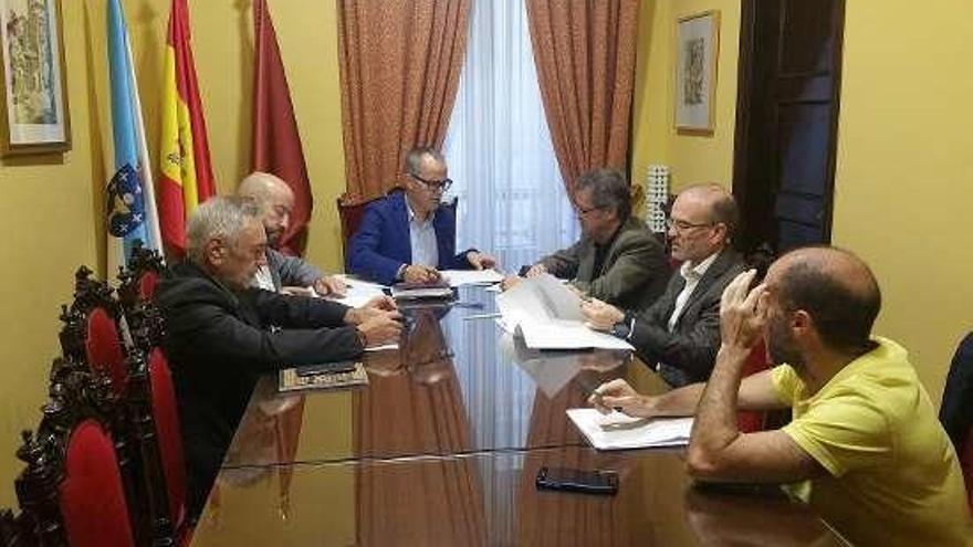 Una reunión anterior de la junta de portavoces. // Iñaki Osorio