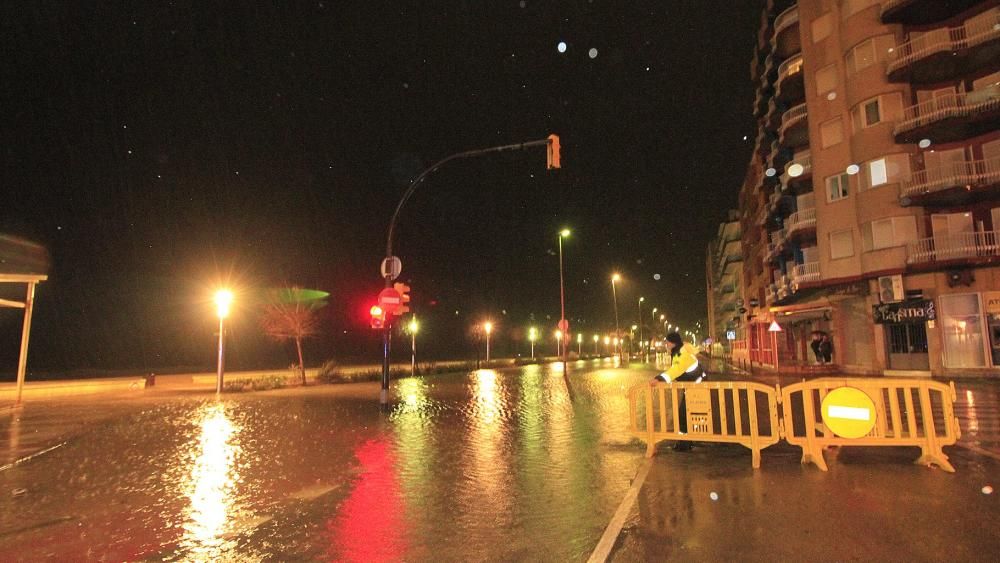 Efectes del temporal a Blanes