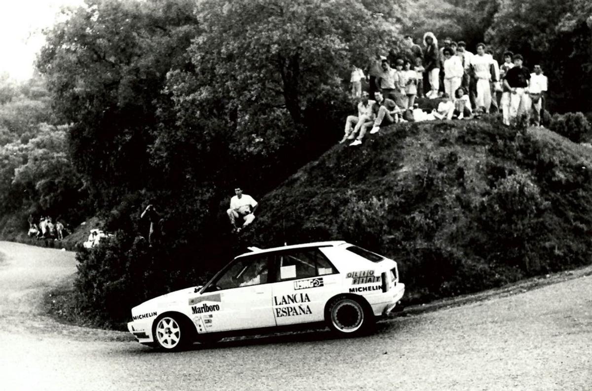 El espectáculo de los Lancia en el Rally Andalucía Sierra Morena El espectáculo de los Lancia en el Rally Andalucía Sierra Morena