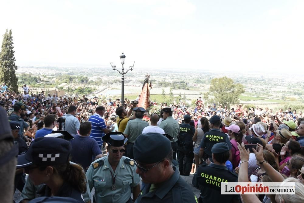 Romería de la Virgen de la Fuensanta: Llegada al S