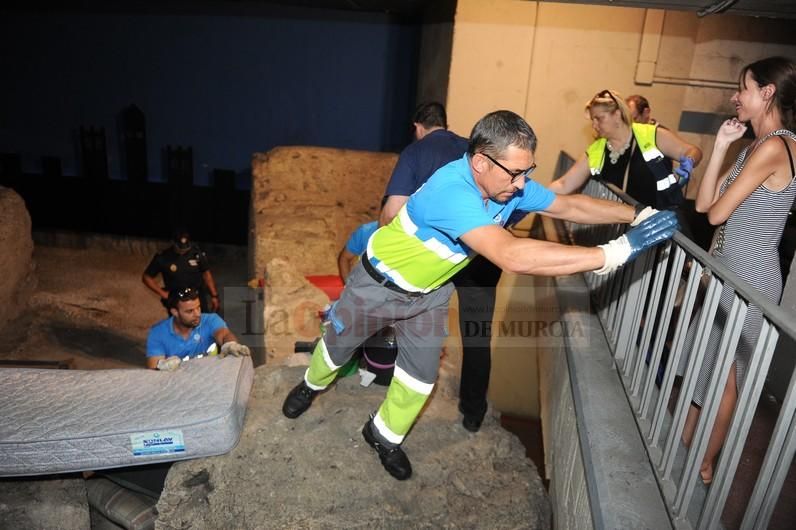 Desalojan al presunto violador del parking de la Glorieta