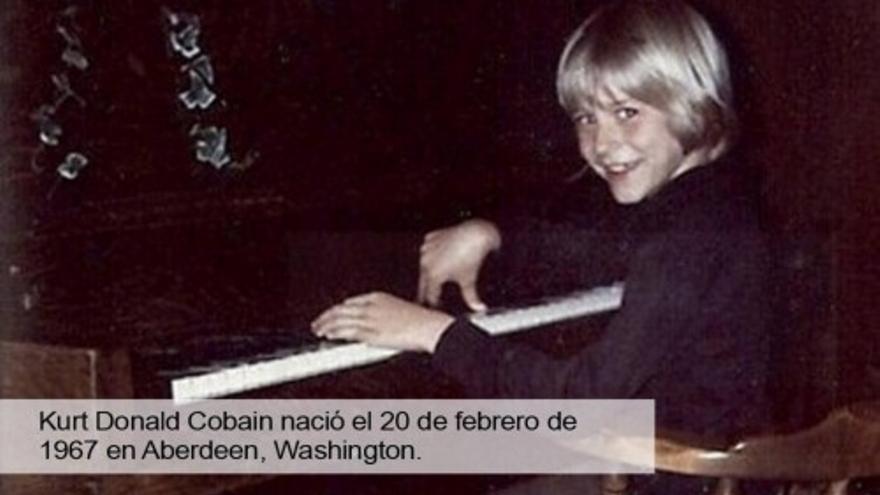 La vida de Kurt Cobain, en imágenes