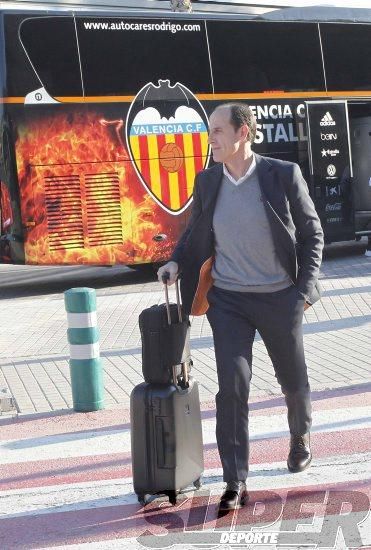 Viaje tenso del Valencia CF a Pamplona