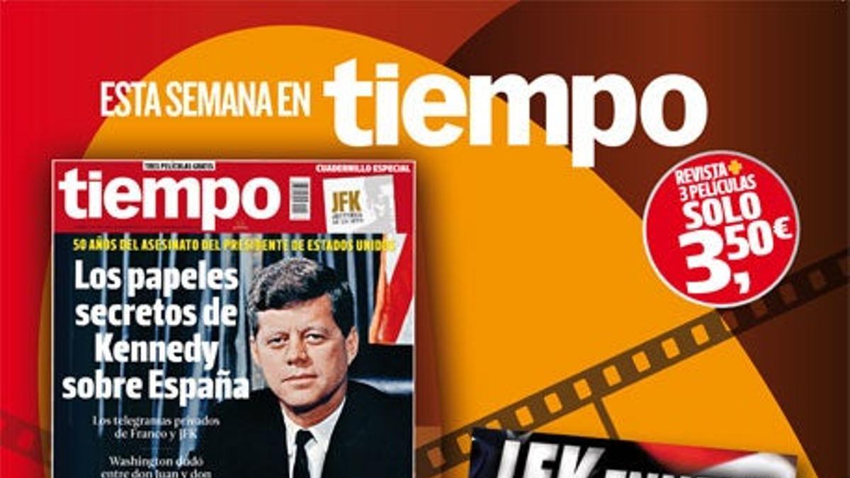 La revista Tiempo celebra el 50 aniversario de la muerte de Kennedy con un especial