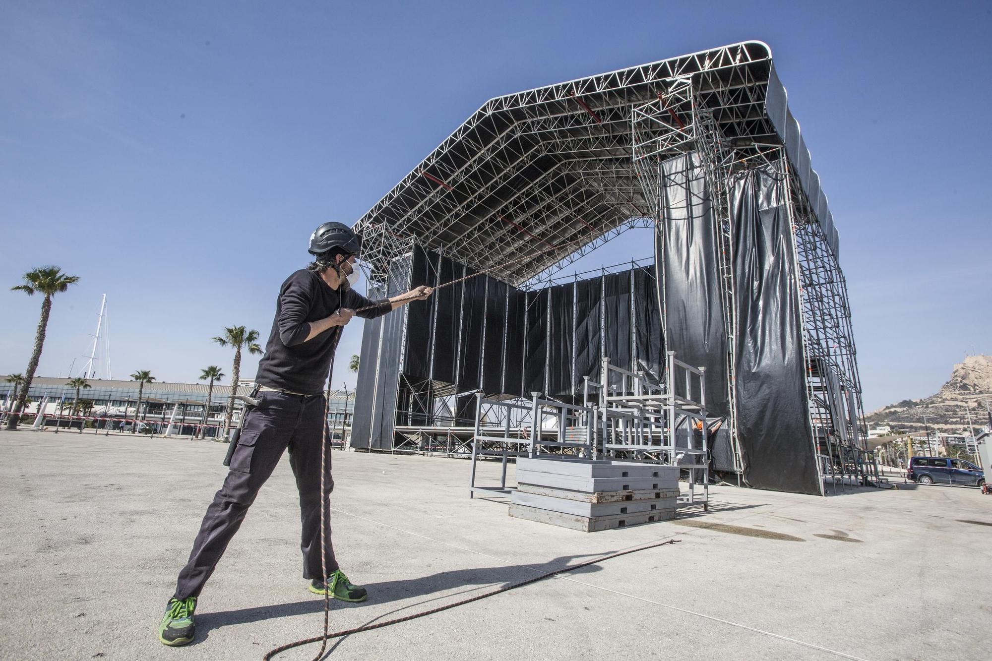 Muelle 12, un espacio al aire libre para la cultura en Alicante