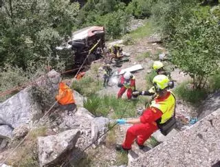 Ferits set menors de Vilanova en un accident de bus a Osca