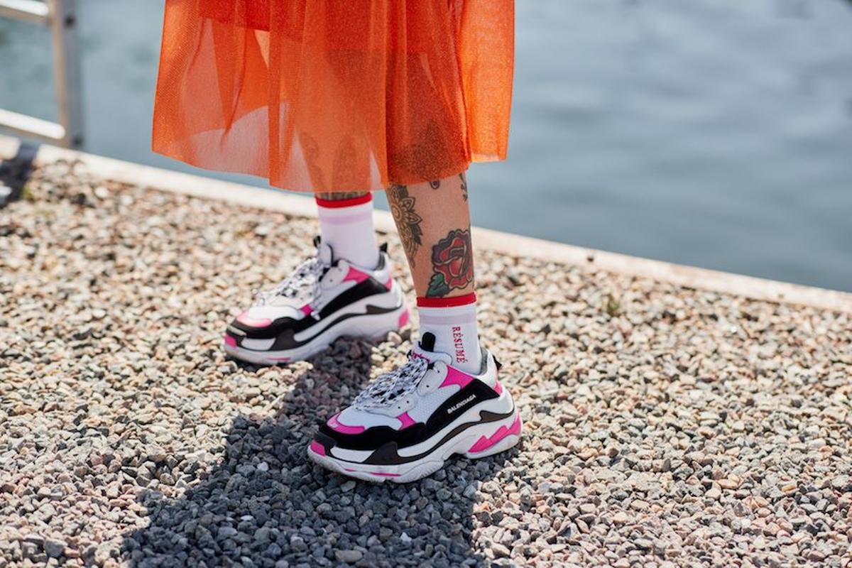 Sneakers en la Fashion Week de Copenague primavera verano 2019