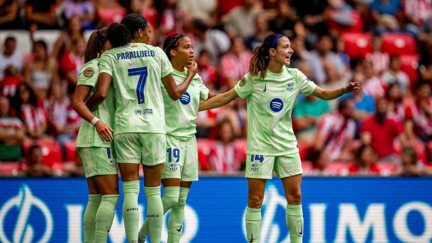 El Barça contra el Athletic Club en la segunda jornada de Liga F