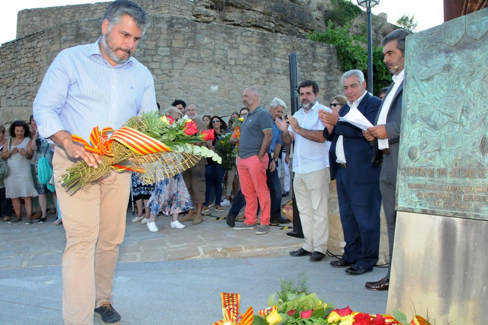 Commemoració de la Batalla de Talamanca i placa homenatge a Muriel Casals