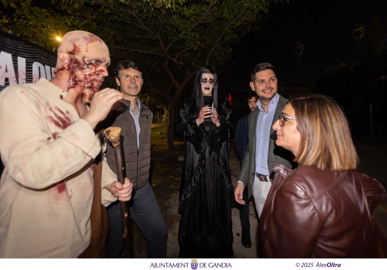 Halloween en el barrio de Corea de Gandia