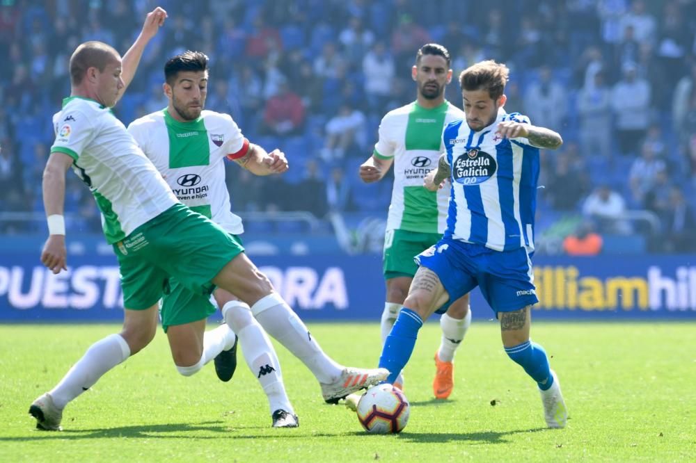 El Dépor cae ante el Extremadura en Riazor