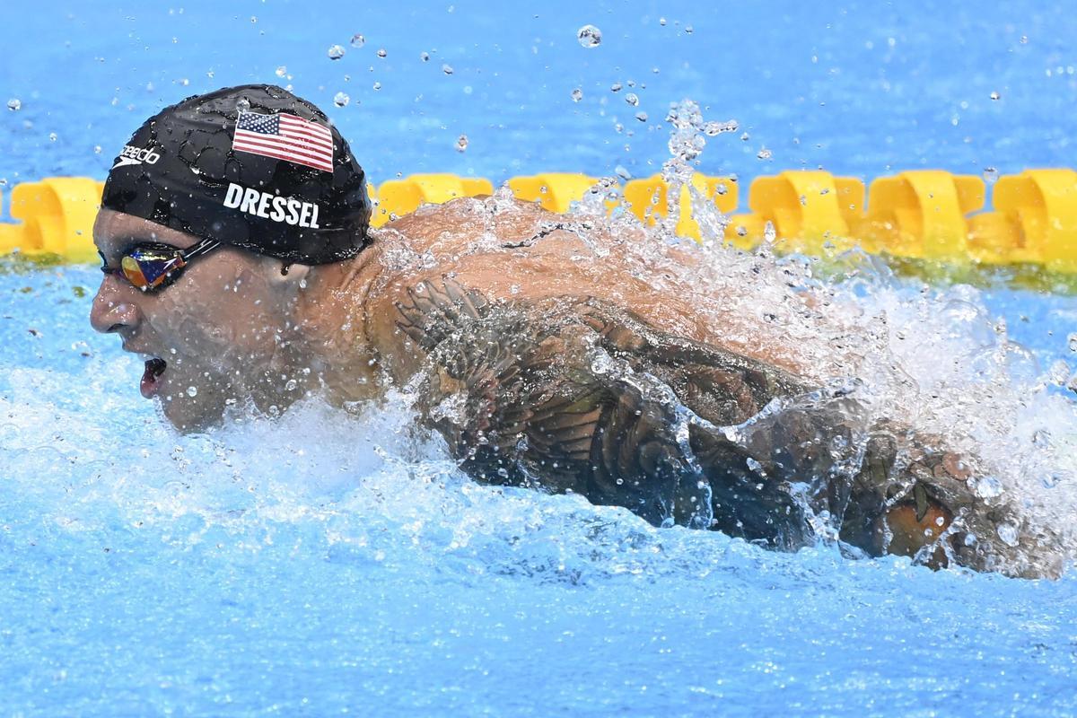 El estadounidense Caeleb Dressel.