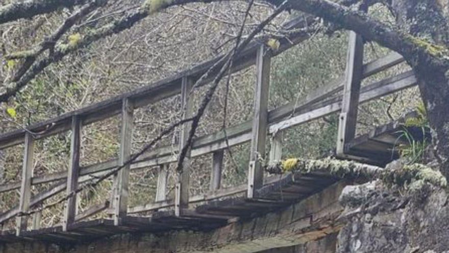 Puente de A Balsiña, en Toiriz.