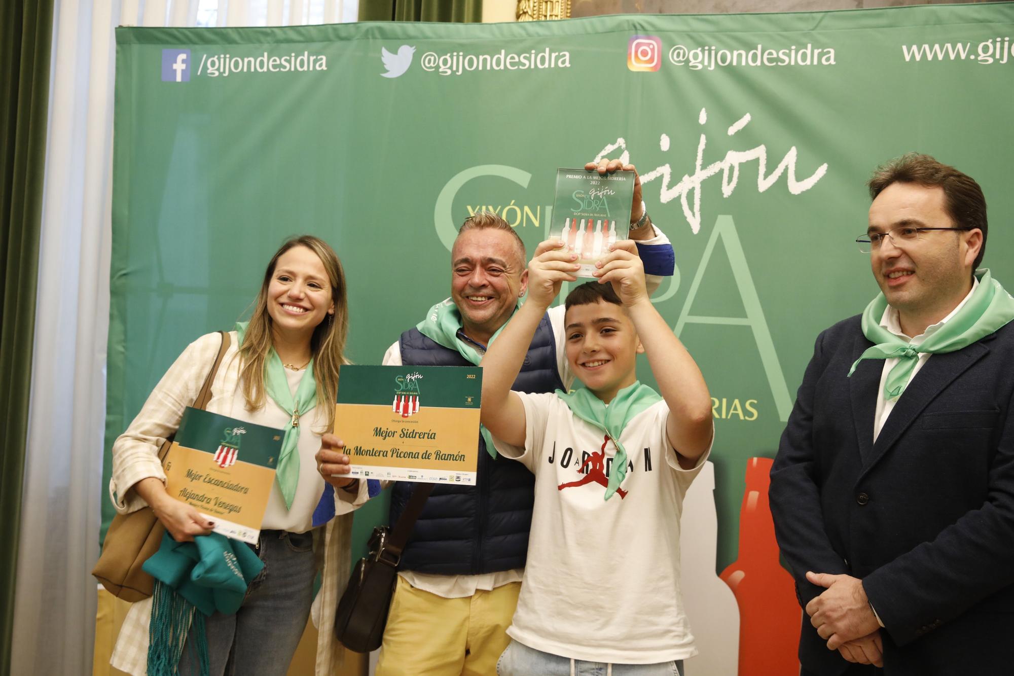 En imágenes: Gijón de Sidra entrega sus distinciones