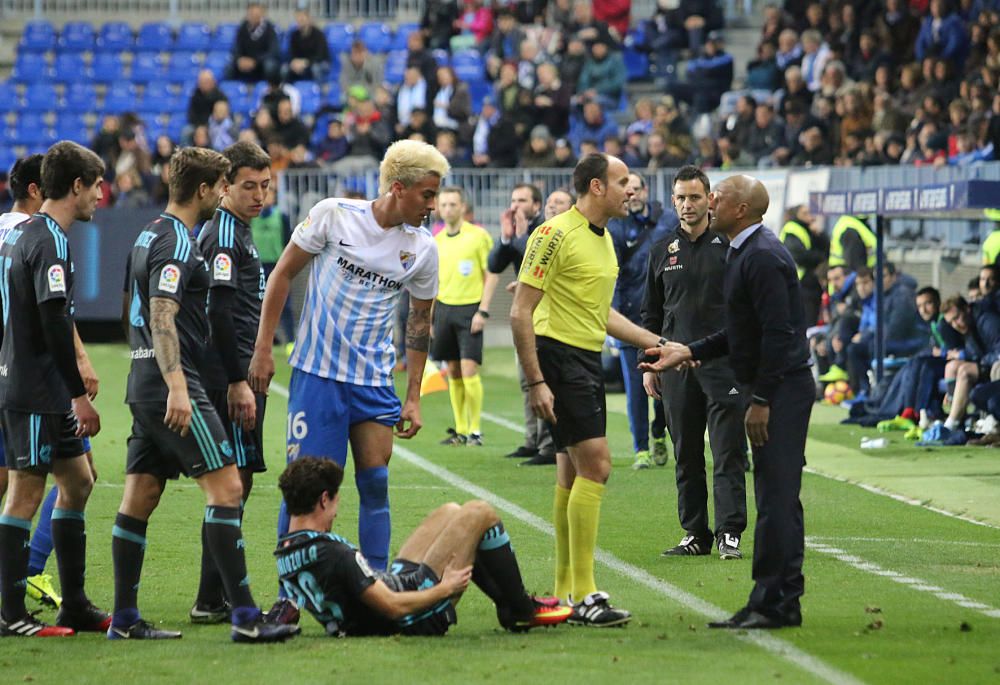 El conjunto del Gato Romero cae, de nuevo, ante el conjunto vasco en el debut del técnico uruguayo en La Rosaleda