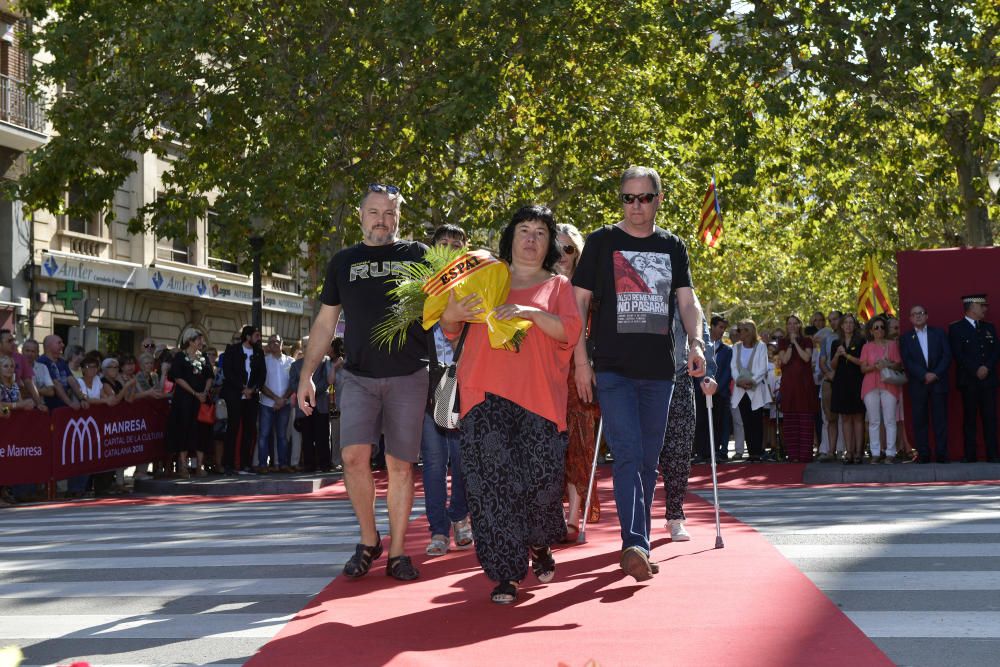 Cinquanta-dues entitats, dues més que l'any passat, participen a Manresa en una Diada «diferent»