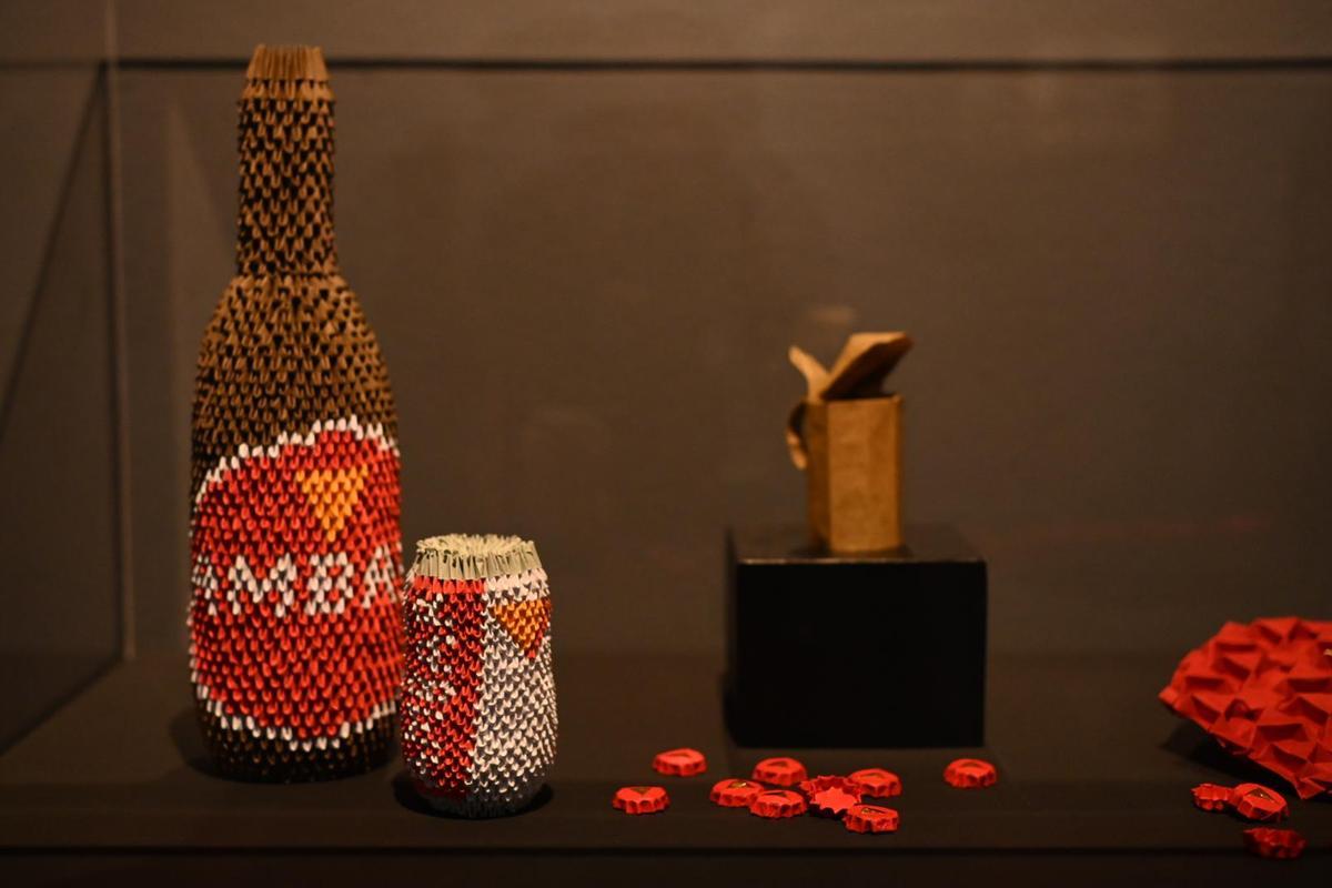 Detalle de una de las obras.