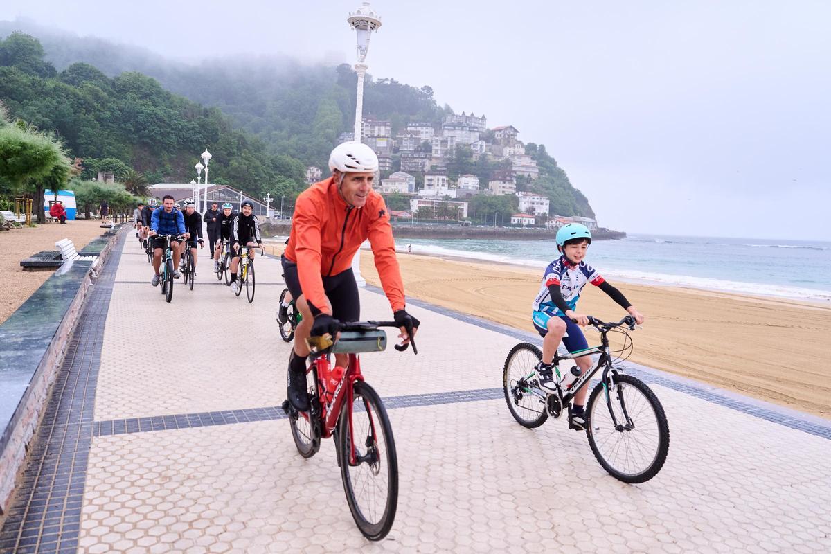 Indurain, en San Sebastián
