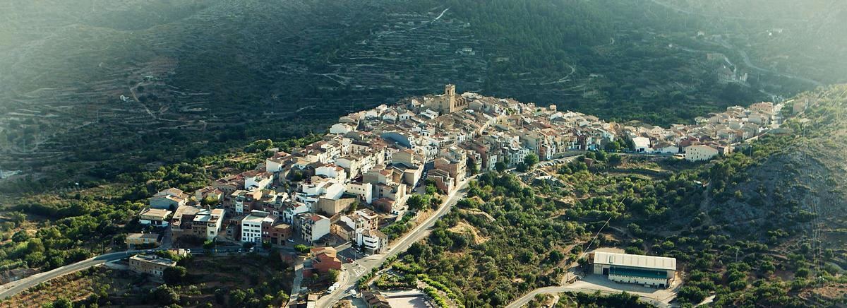 Imagen aérea de les Useres.