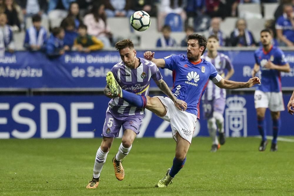 El partido entre el Real Oviedo y el Real Valladolid, en imágenes