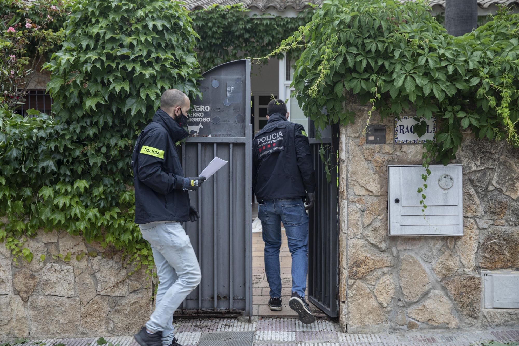 Operació policial contra una banda de tràfic i cultiu de droga a Girona