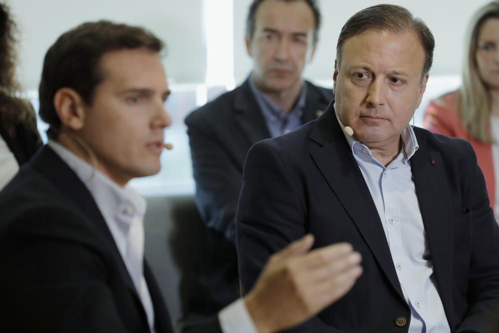 Albert Rivera presenta a Joan Mesquida como candidato de Ciudadanos al Congreso por Baleares