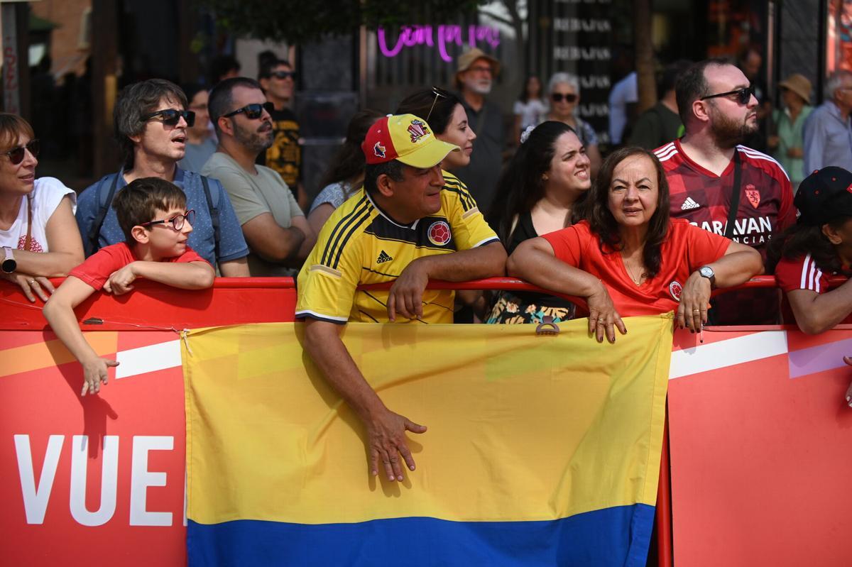En imágenes | Así se ha vivido la llegada de La Vuelta a Zaragoza.