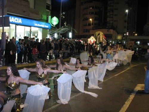 Desfile de moros, cristianos y judíos en Lorca