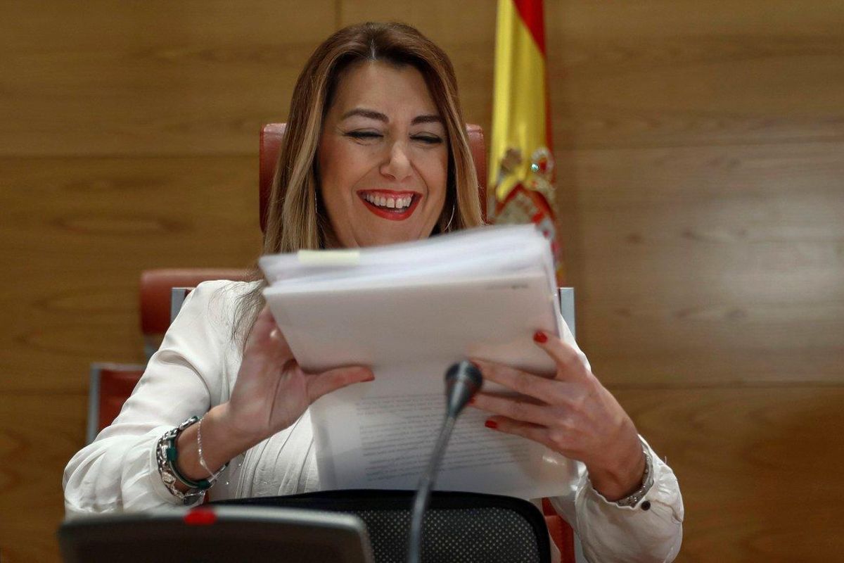 GRAF4031. MADRID, 08/11/2018.- La presidenta de la Junta, Susana Díaz, durante su comparecencia ante la comisión de investigación de la financiación de los partidos políticos del Senado, en la que solo participa el PP, y que se produce una semana antes de que comience la campaña electoral de los comicios andaluces del 2 de diciembre. EFE/ Emilio Naranjo GRAF4031. MADRID, 08/11/2018.- La presidenta de la Junta, Susana Díaz, durante su comparecencia ante la comisión de investigación de la financiación de los partidos políticos del Senado, en la que solo participa el PP, y que se produce una semana antes de que comience la campaña electoral de los comicios andaluces del 2 de diciembre. EFE/ Emilio Naranjo