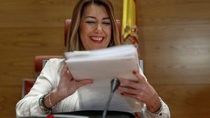 GRAF4031. MADRID, 08/11/2018.- La presidenta de la Junta, Susana Díaz, durante su comparecencia ante la comisión de investigación de la financiación de los partidos políticos del Senado, en la que solo participa el PP, y que se produce una semana antes de que comience la campaña electoral de los comicios andaluces del 2 de diciembre. EFE/ Emilio Naranjo