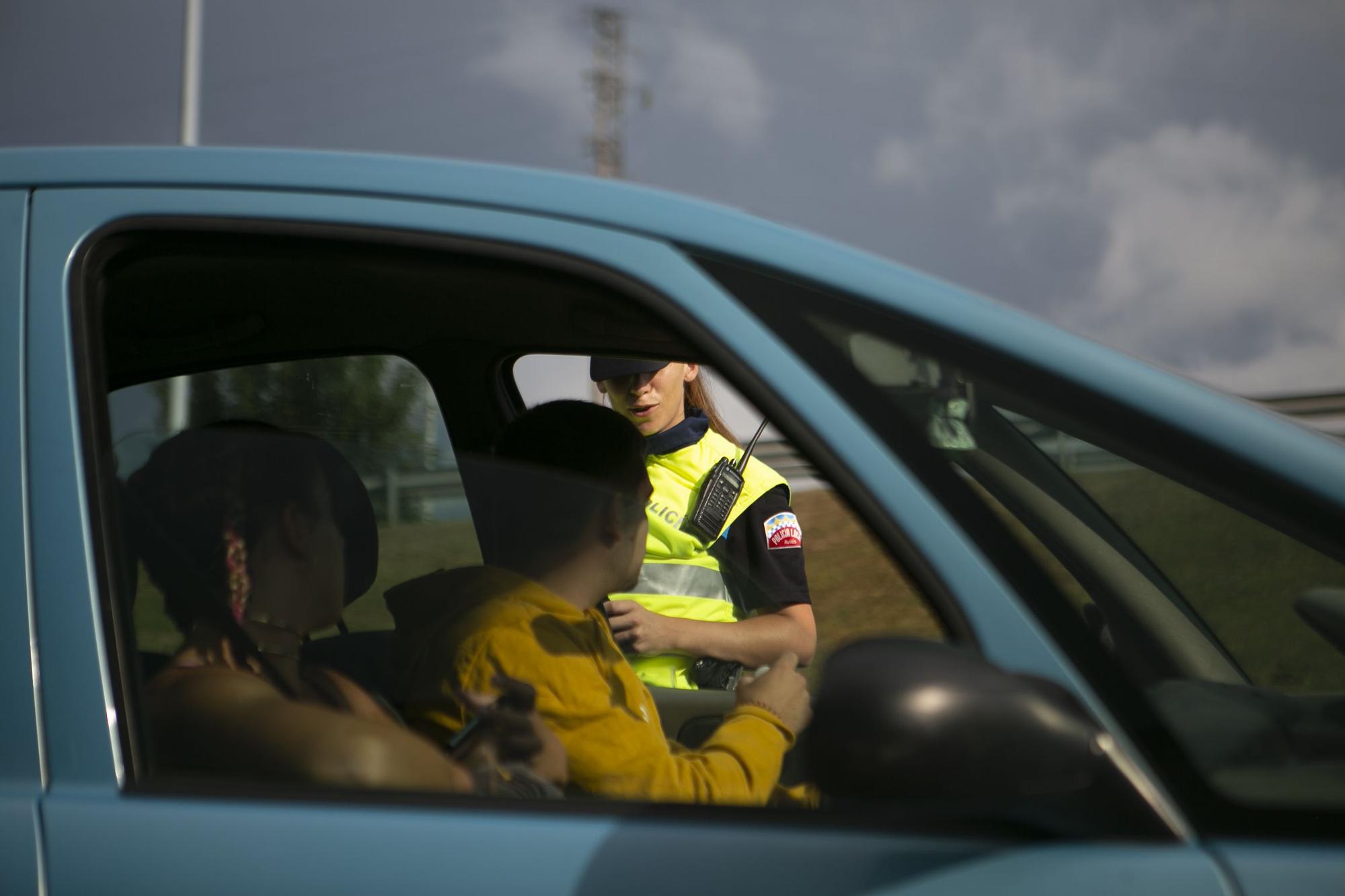 Control de alcoholemia y drogas en Avilés