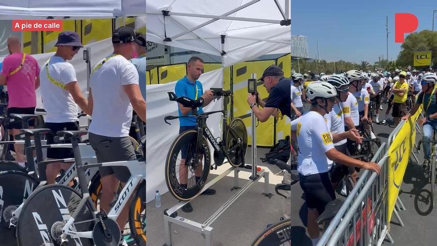 Así son los preparativos para la contrarreloj del Tour de Francia en Barcelona