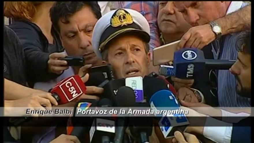 Búsqueda del submarino en Argentina