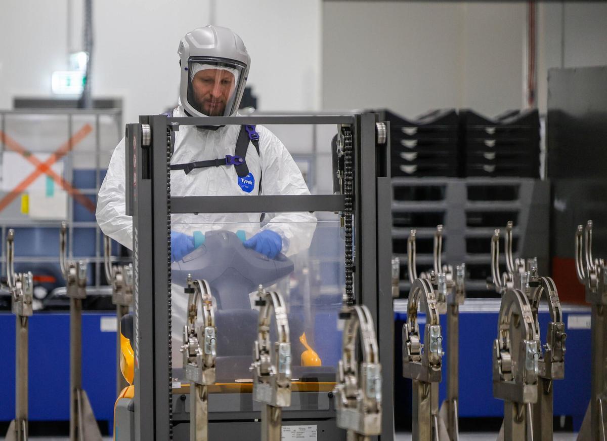 Salzgitter Alemania VLC Reportaje de la Gigafactoría de La compañía PowerCo de Salzgitter en Alemania gemela de la Sagunt que serà inaugurada este año