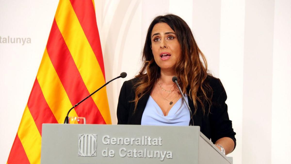 La portaveu del Govern català, Patrícia Plaja | ACN