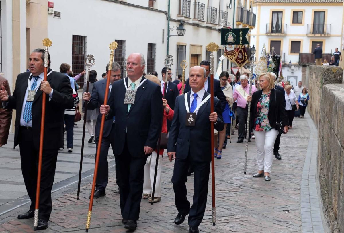 La Virgen de la Cabeza recorre las calles del casco histórico