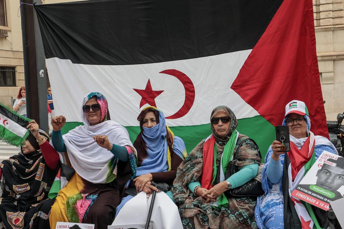 Concentración favorable a la libertad del Sáhara Occidental en Alicante