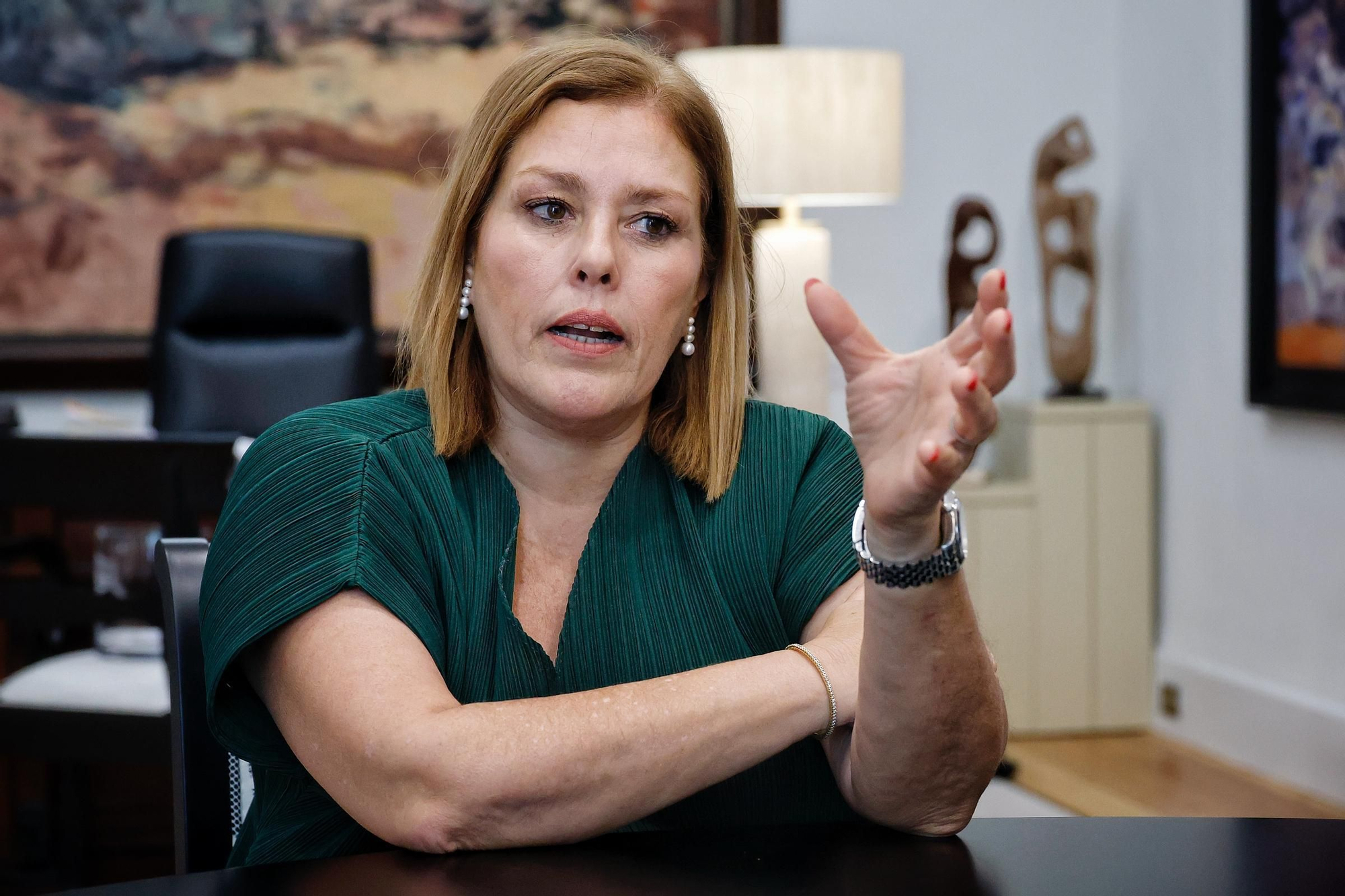 Astrid Pérez, presidenta del Parlamento de Canarias