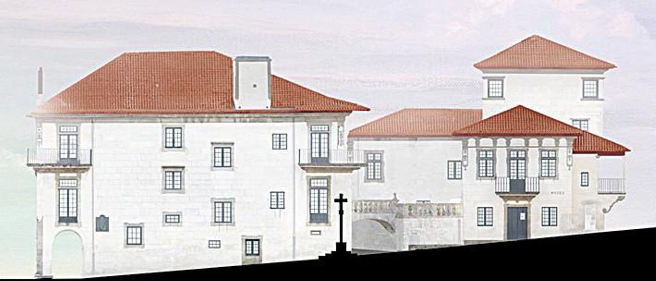 Fachada del edificio García Flórez encalada.
