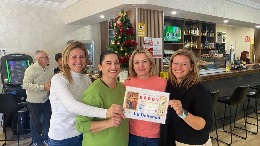 Borrachera de quintos premios de la Lotería de Navidad en la provincia de Alicante: el 86.007 deja 1.494.000 euros