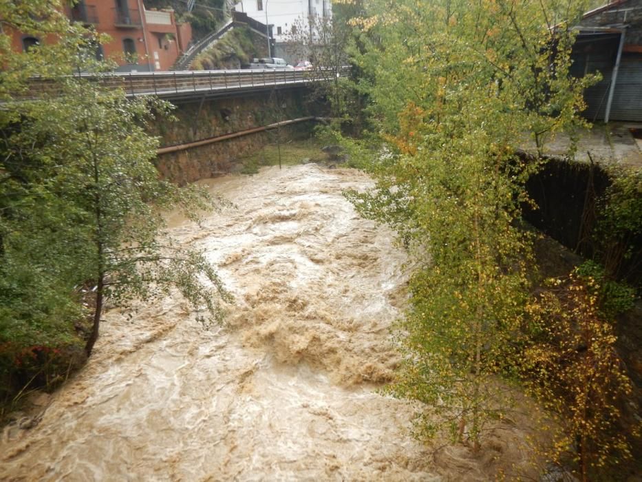 Els efectes de la tempesta Leslie a Ribes de Freser