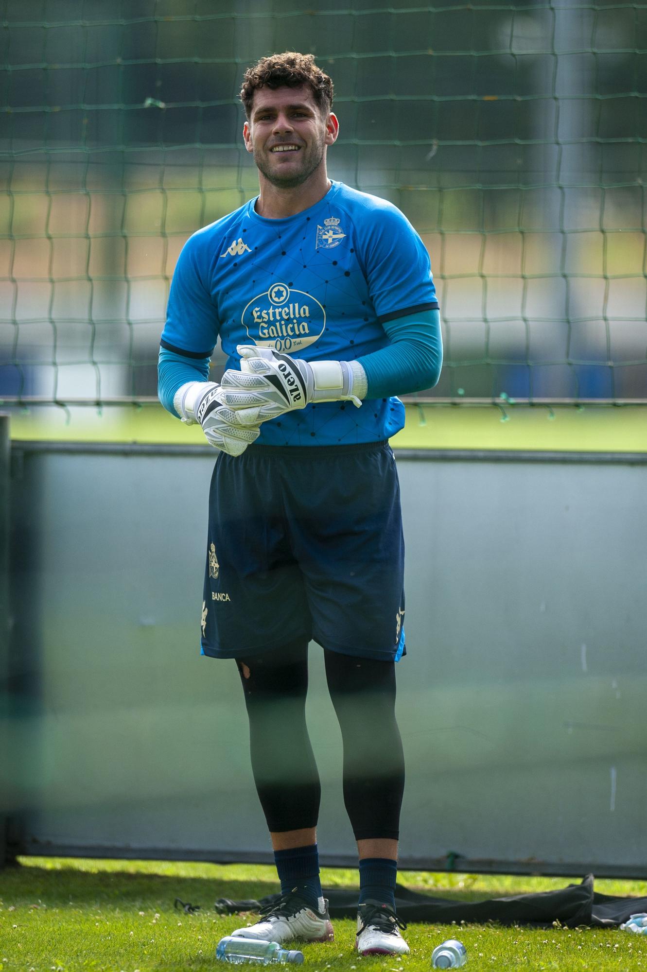 Héctor y Granero, al margen en el primer entrenamiento de la pretemporada del Dépor 2022-23